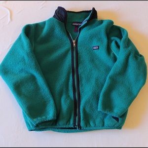 Vintage Kids Patagonia Blue Fleece Jacket